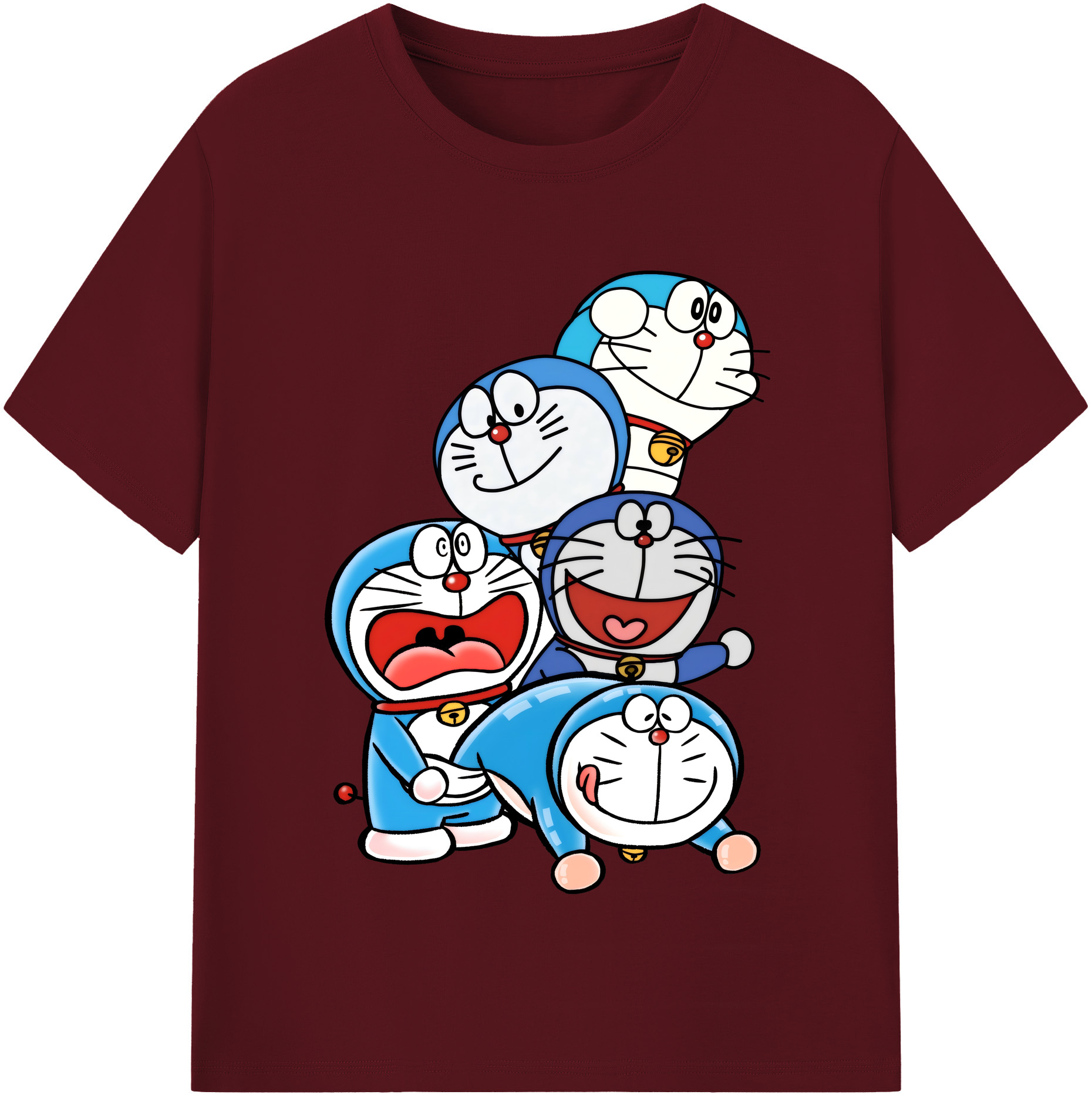 （画像用） ドラえもん Doraemon 綿100％半袖Tシャツ（フロントプリント）